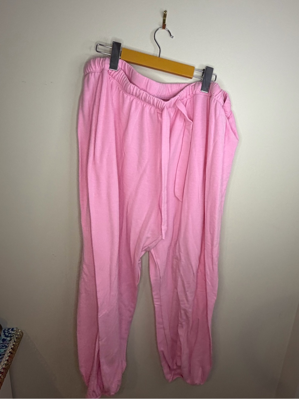 Bubblegum Pink light sweatpants 3X